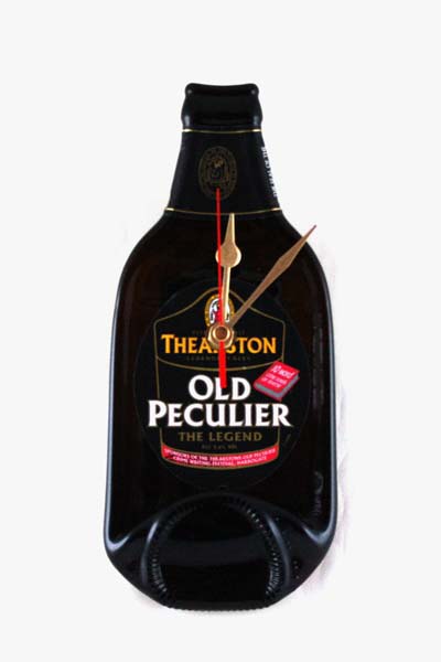 Old Peculier bottle clock Old Peculier bottle clock